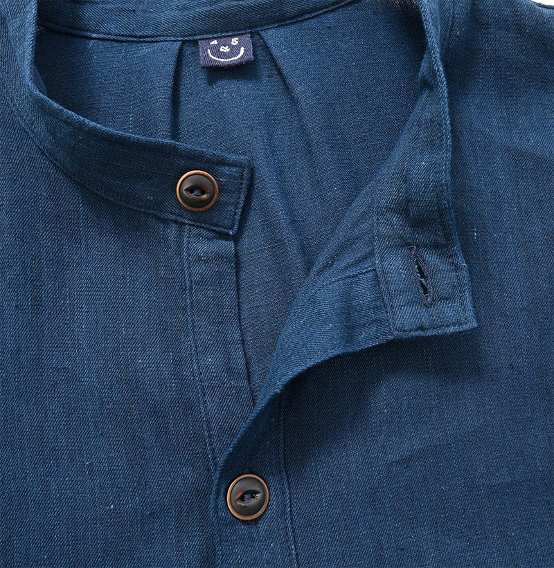Ai Indigo Khadi Shirt Denim 908 Easy Shirt - 45R by 45rpm studio - Image 10