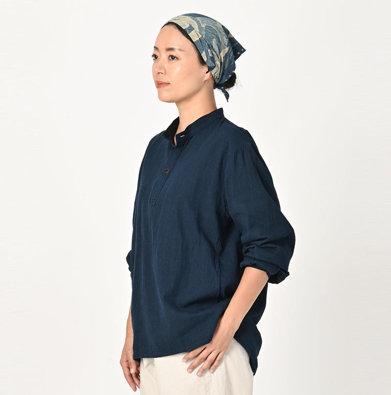 Ai Indigo Khadi Shirt Denim 908 Easy Shirt - 45R by 45rpm studio - Image 4