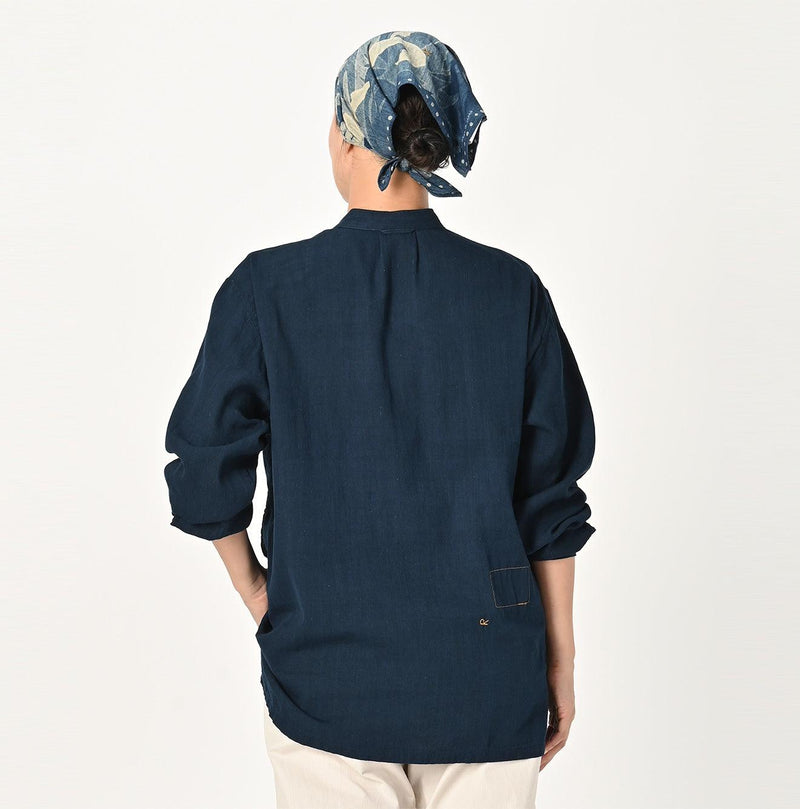 Ai Indigo Khadi Shirt Denim 908 Easy Shirt - 45R by 45rpm studio - Image 5