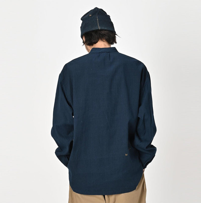 Ai Indigo Khadi Shirt Denim 908 Easy Shirt - 45R by 45rpm studio - Image 8