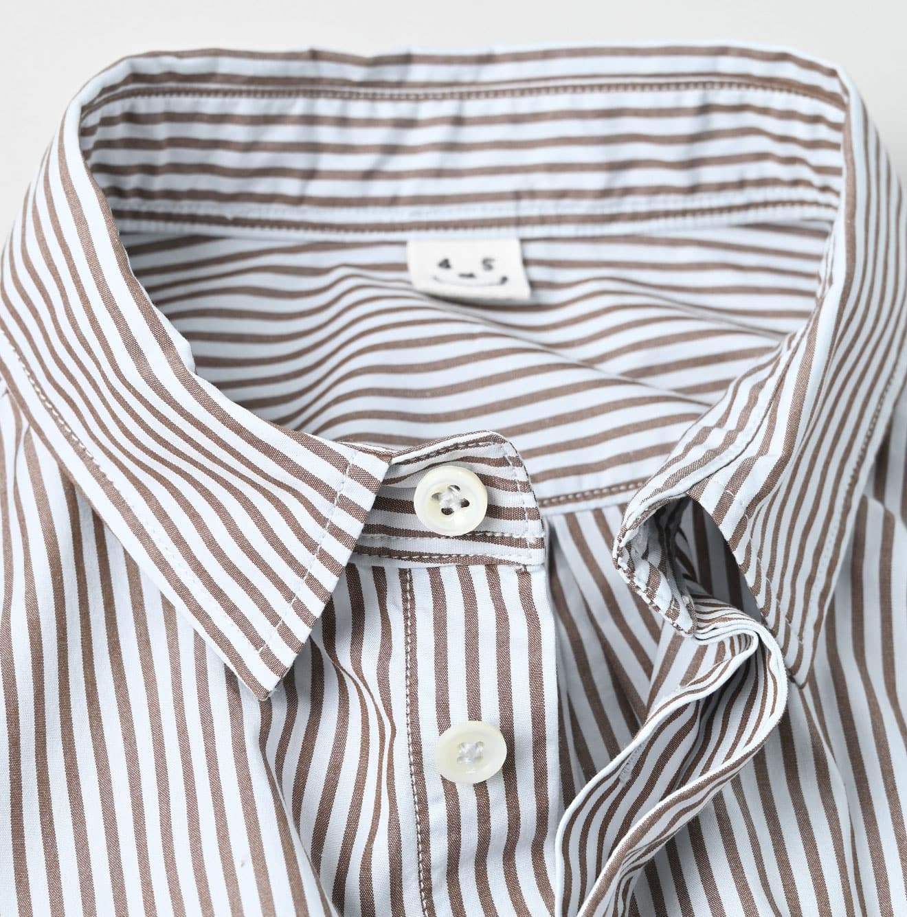 45R Broadcloth Petit Collar Coupe Shirt