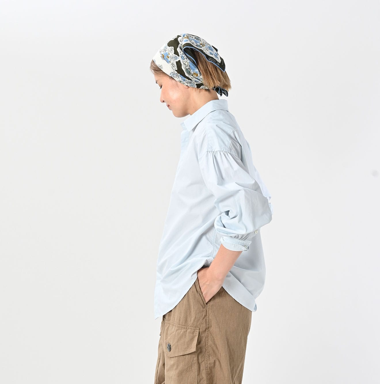 45R Broadcloth Petit Collar Coupe Shirt