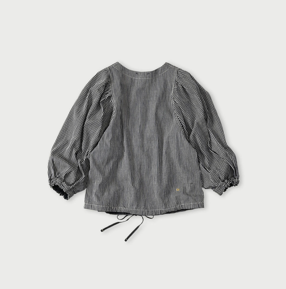 45R Komugi Denim Puff Blouse