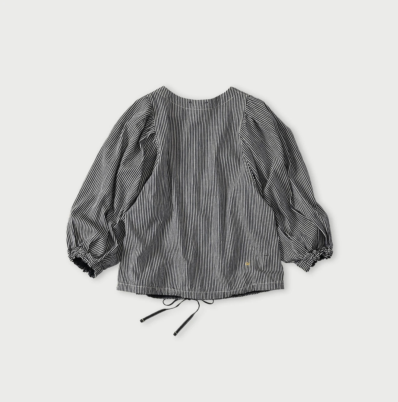 45R Komugi Denim Puff Blouse - Image 13