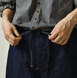 45R Komugi Denim Puff Blouse