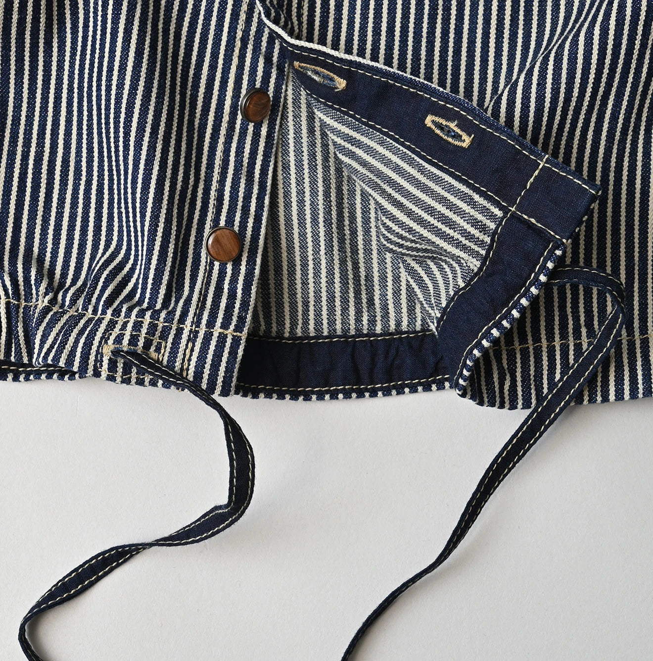 45R Komugi Denim Puff Blouse - Image 19