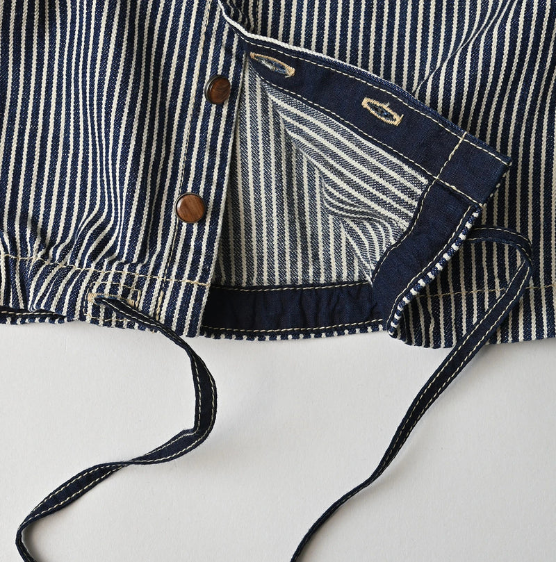 45R Komugi Denim Puff Blouse - Image 19