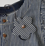 45R Komugi Denim Puff Blouse