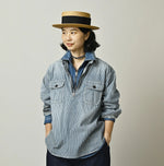 45R Komugi Denim 908 Mountain Pullover Shirt