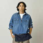 45R Komugi Denim 908 Mountain Pullover Shirt
