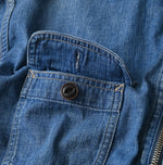 45R Komugi Denim 908 Mountain Pullover Shirt