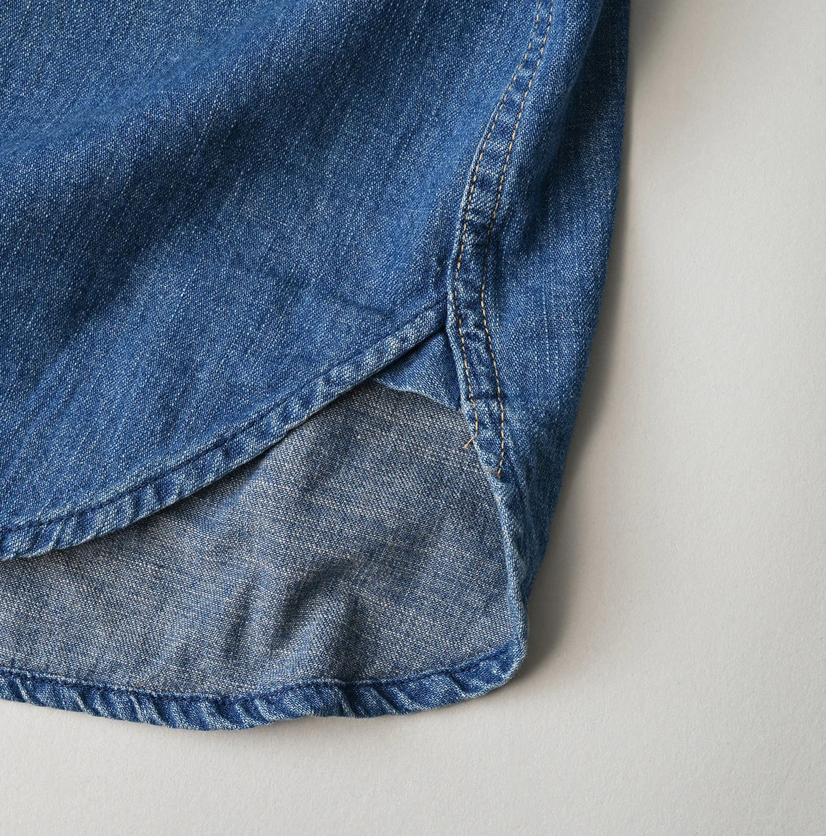 45R Komugi Denim 908 Mountain Pullover Shirt