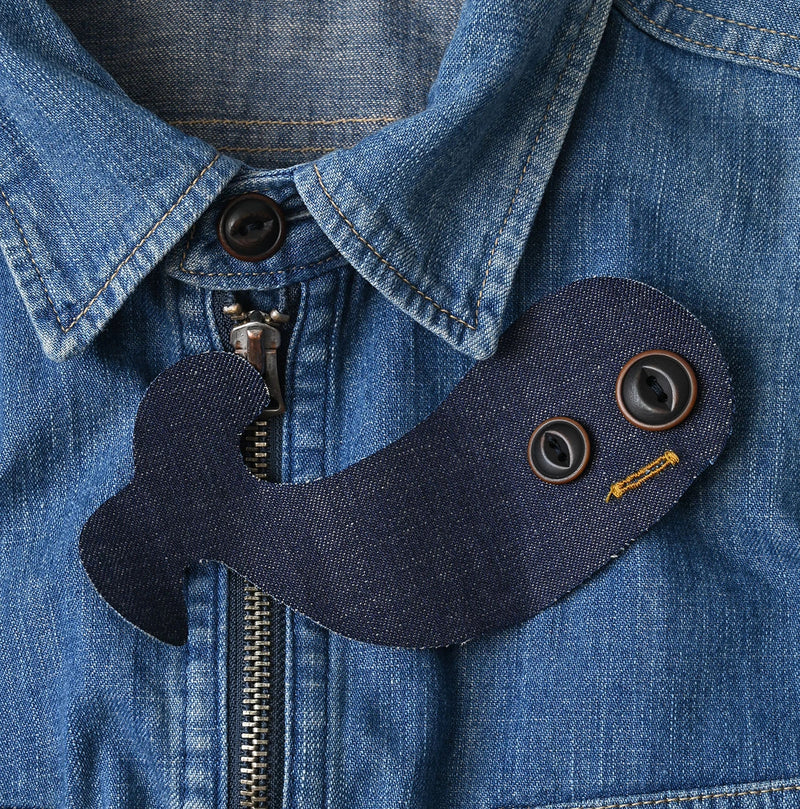45R Komugi Denim 908 Mountain Pullover Shirt - Image 24