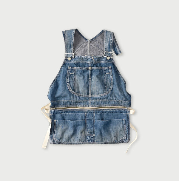 45R Komugi Denim Over Tablier Distressed