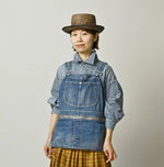 45R Komugi Denim Over Tablier Distressed