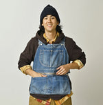 45R Komugi Denim Over Tablier Distressed