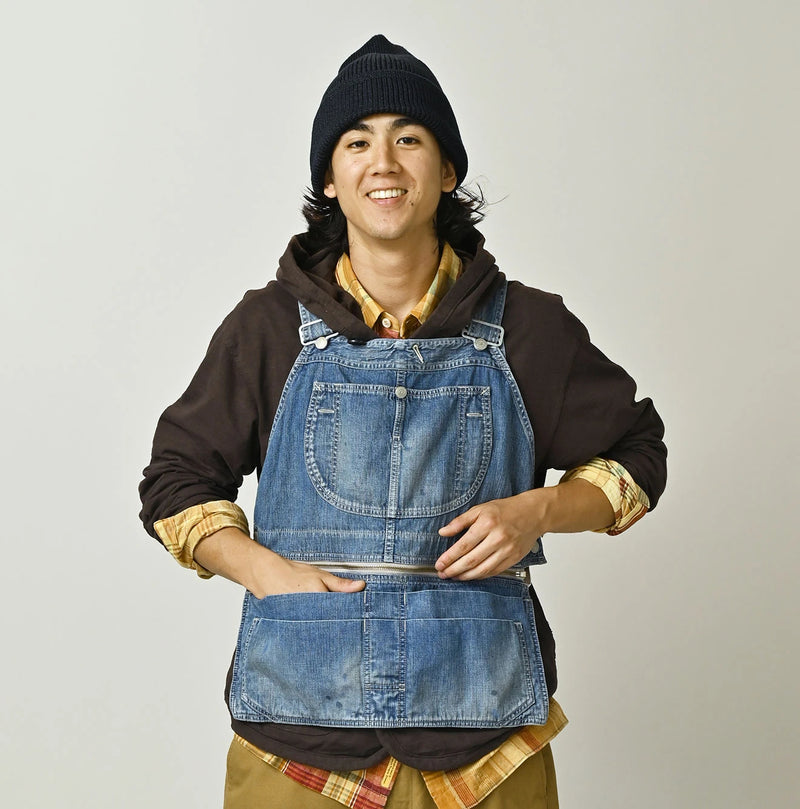 45R Komugi Denim Over Tablier Distressed - Image 10