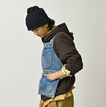 45R Komugi Denim Over Tablier Distressed