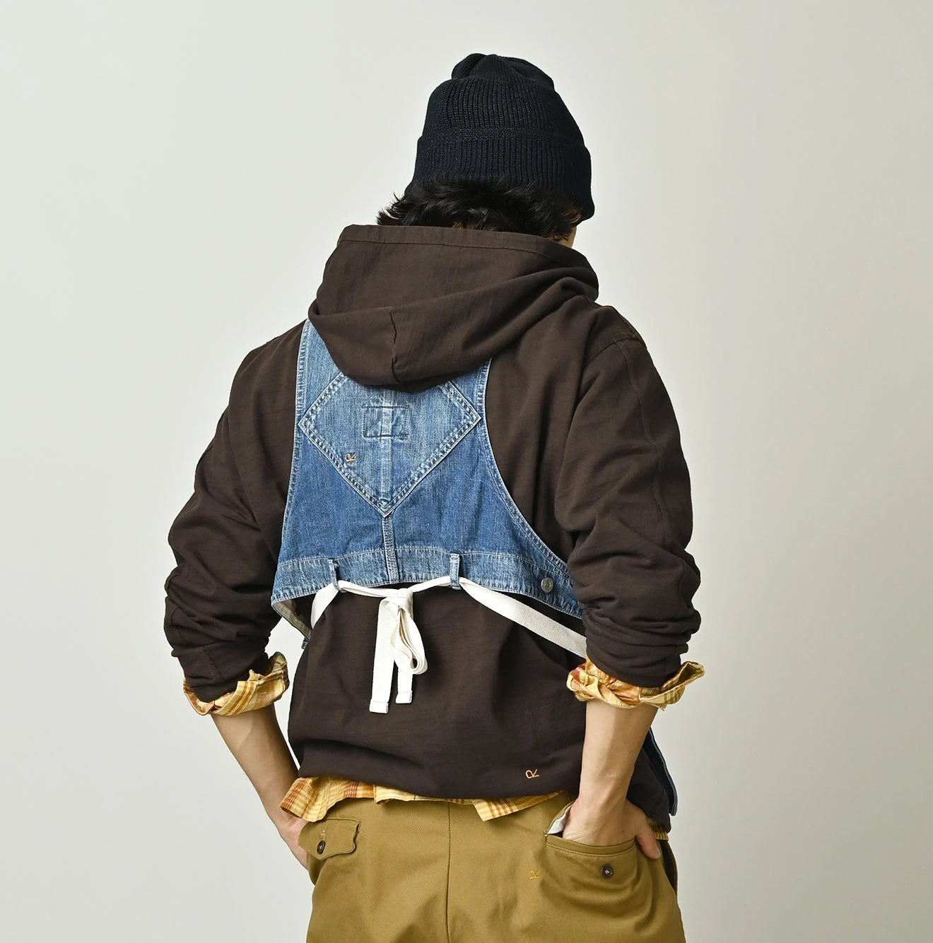 45R Komugi Denim Over Tablier Distressed - Image 12