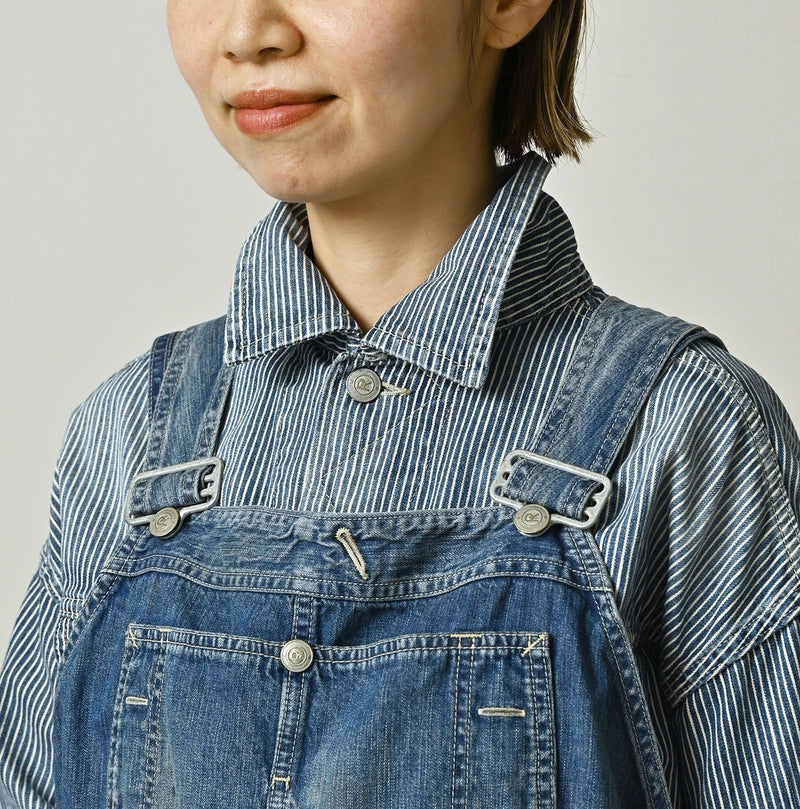 45R Komugi Denim Over Tablier Distressed - Image 13