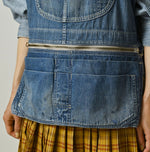 45R Komugi Denim Over Tablier Distressed