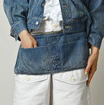45R Komugi Denim Over Tablier Distressed