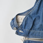 45R Komugi Denim Over Tablier Distressed