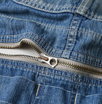 45R Komugi Denim Over Tablier Distressed