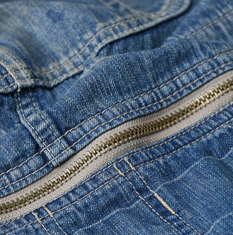 45R Komugi Denim Over Tablier Distressed - Image 27