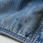 45R Komugi Denim Over Tablier Distressed