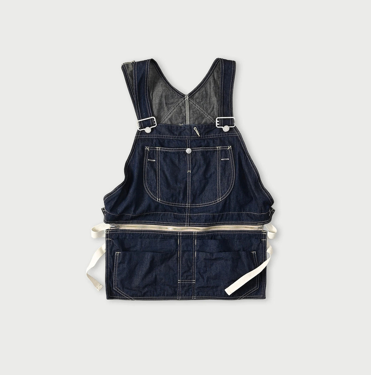 45R Komugi Denim Over Tablier Nou