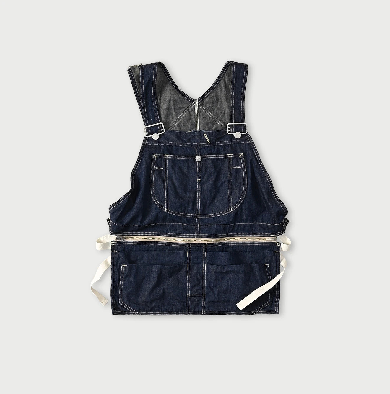 45R Komugi Denim Over Tablier Nou - Image 1