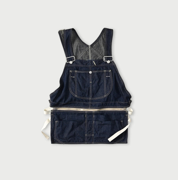 45R Komugi Denim Over Tablier Nou
