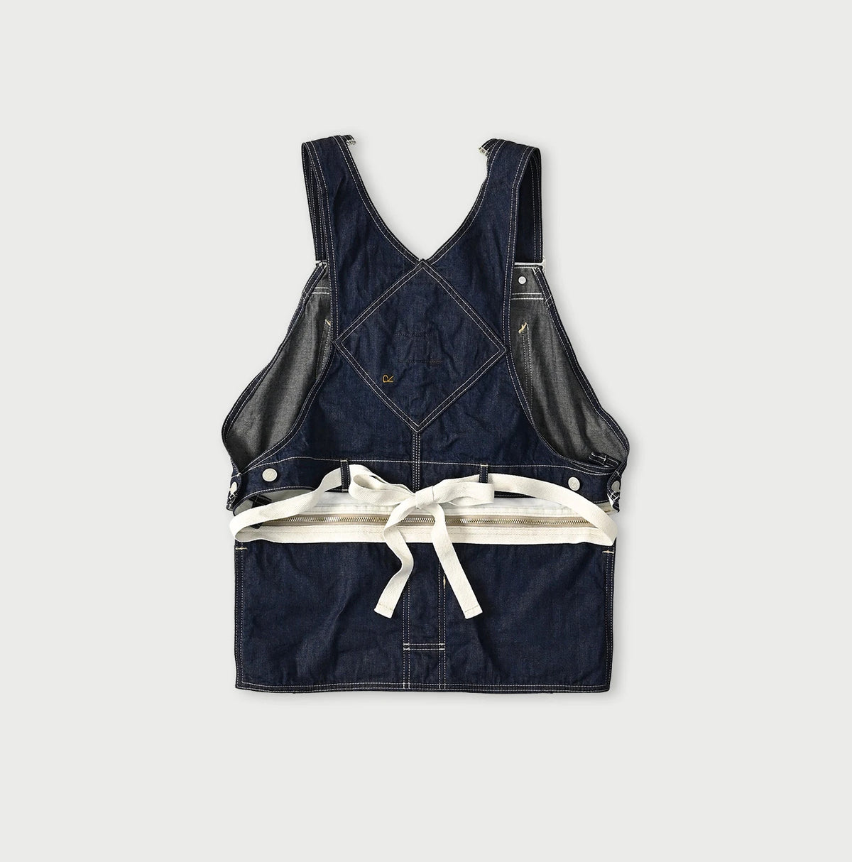 45R Komugi Denim Over Tablier Nou