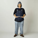 45R Komugi Denim Over Tablier Nou