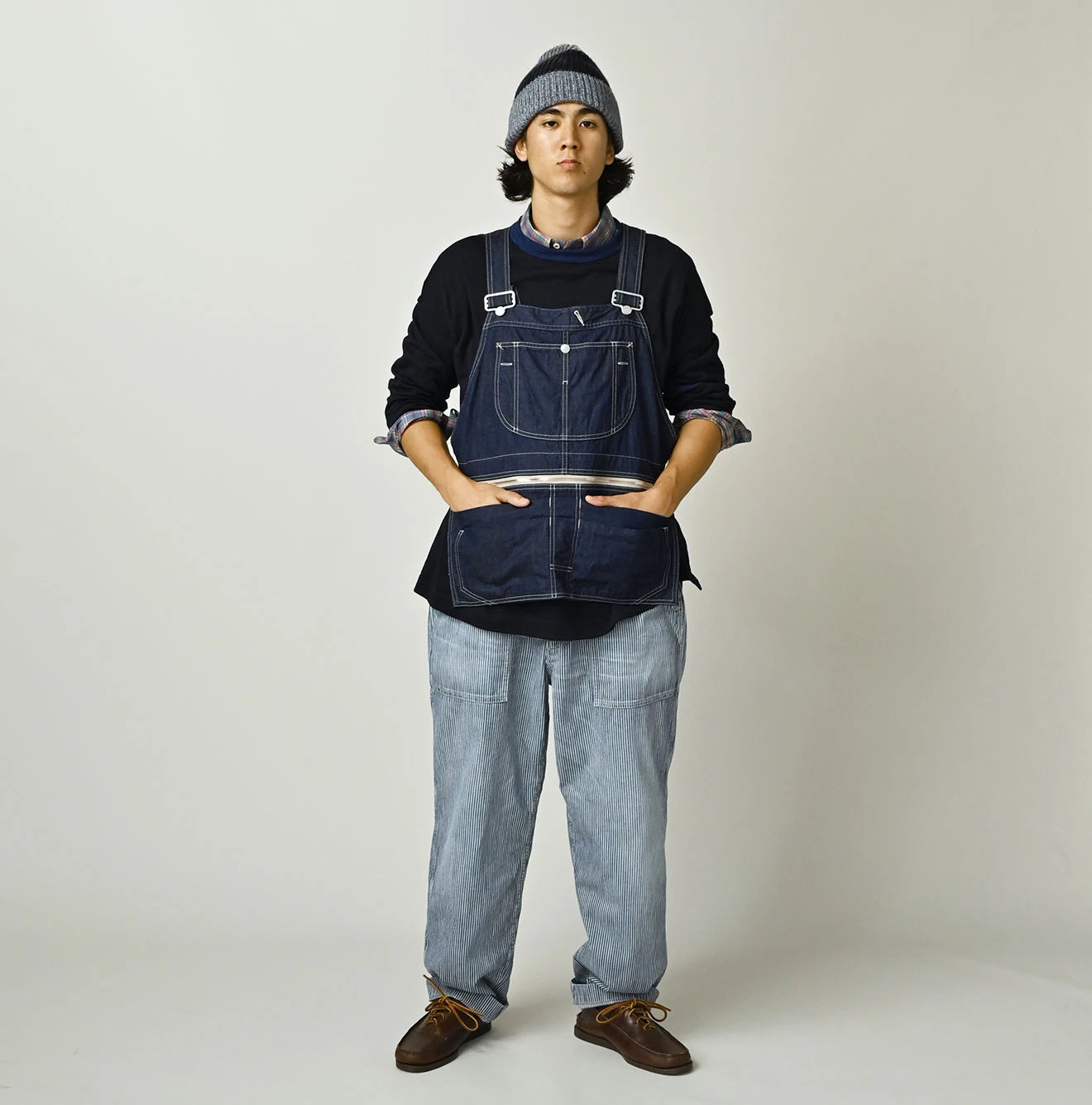45R Komugi Denim Over Tablier Nou - Image 4