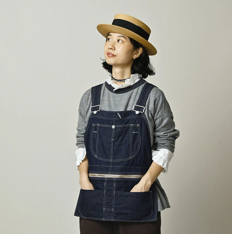 45R Komugi Denim Over Tablier Nou - Image 6