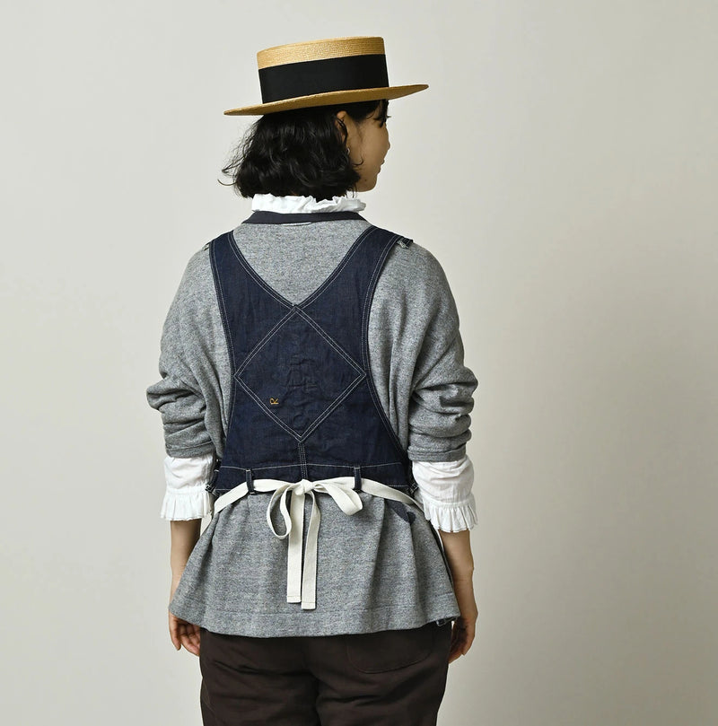 45R Komugi Denim Over Tablier Nou - Image 8