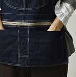 45R Komugi Denim Over Tablier Nou
