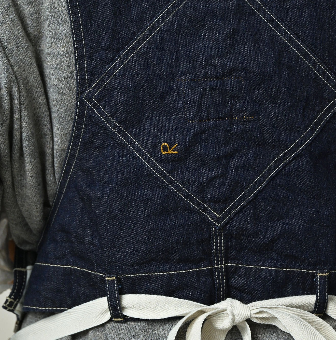 45R Komugi Denim Over Tablier Nou - Image 17