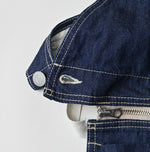 45R Komugi Denim Over Tablier Nou