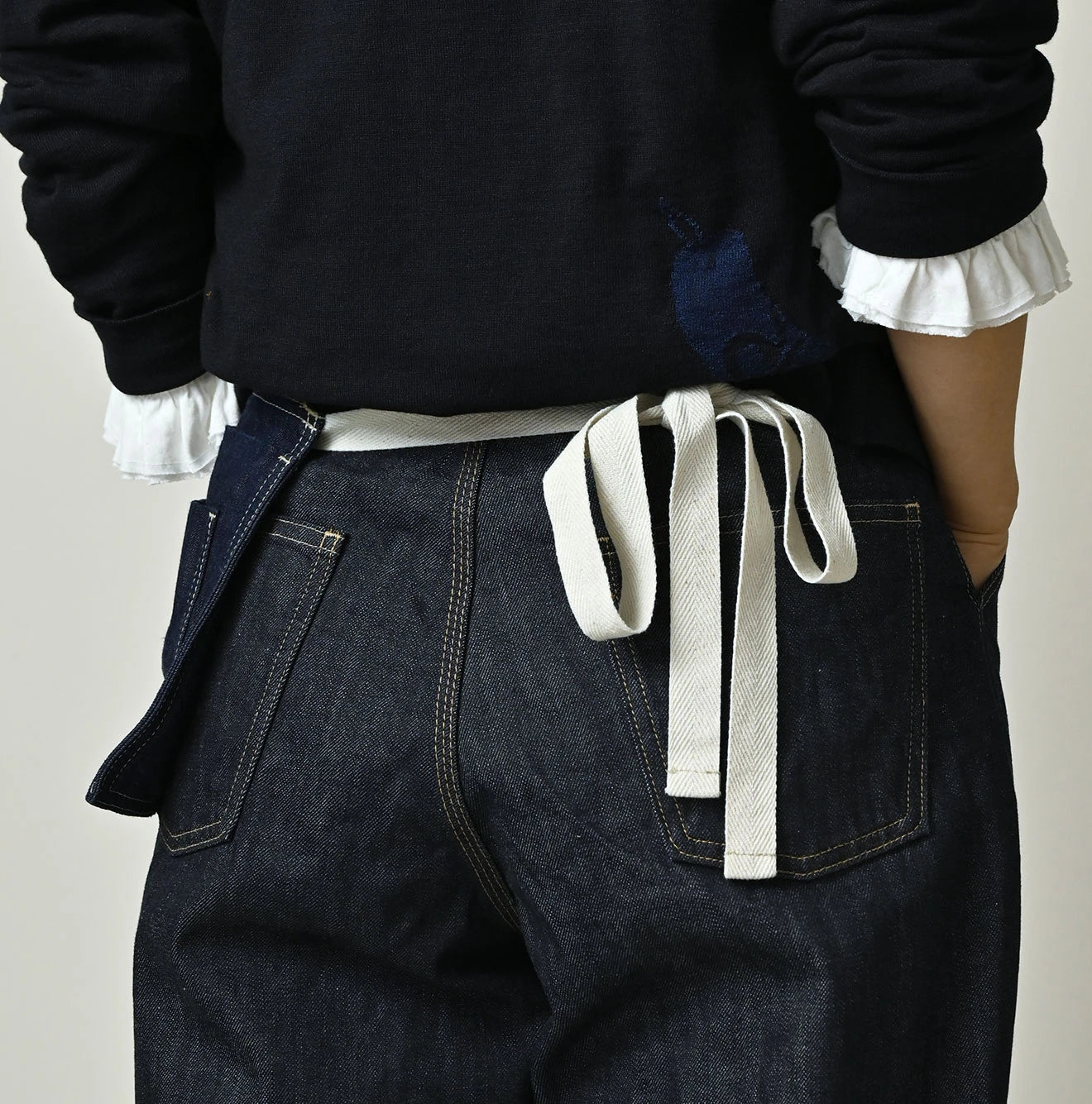 45R Komugi Denim Over Tablier Nou - Image 24
