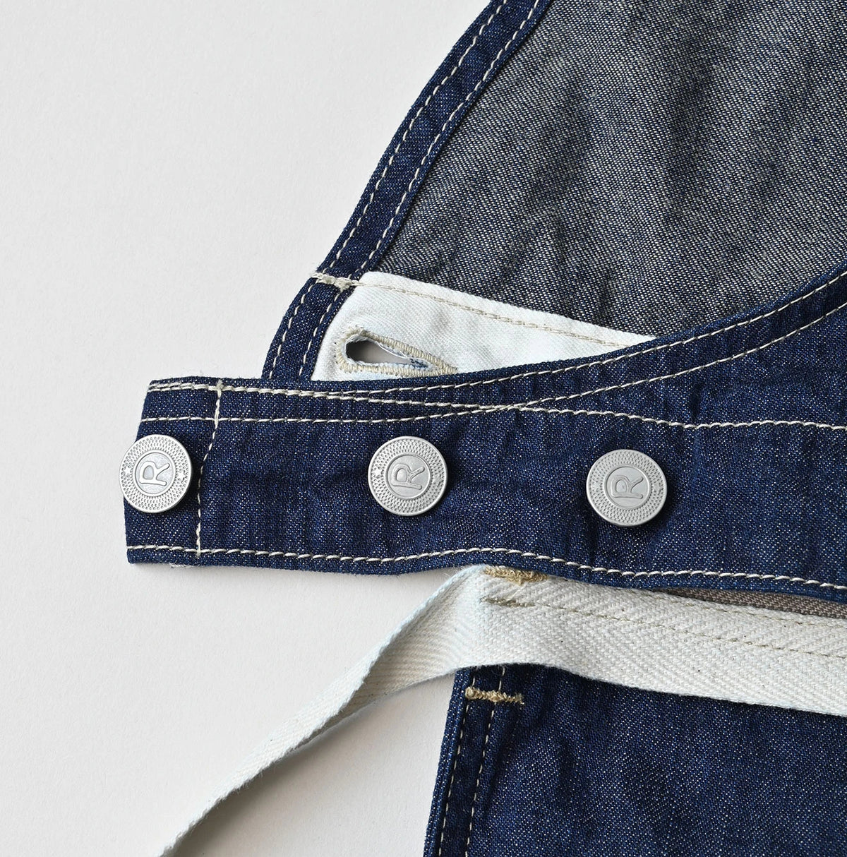 45R Komugi Denim Over Tablier Nou