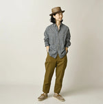 45R Indigo Doublecloth 908 Ocean Buttondown Shirt