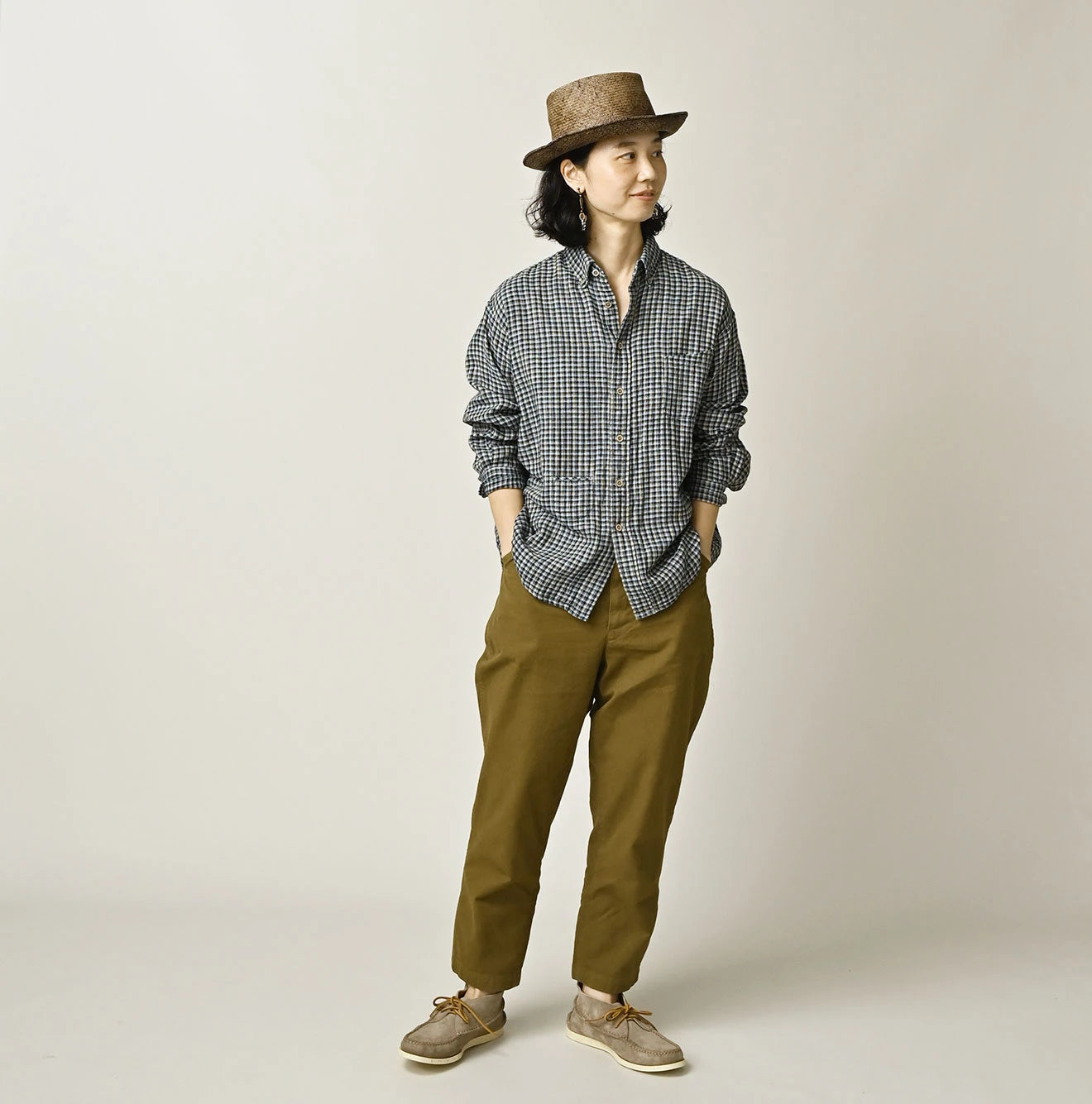 45R Indigo Doublecloth 908 Ocean Buttondown Shirt - Image 3