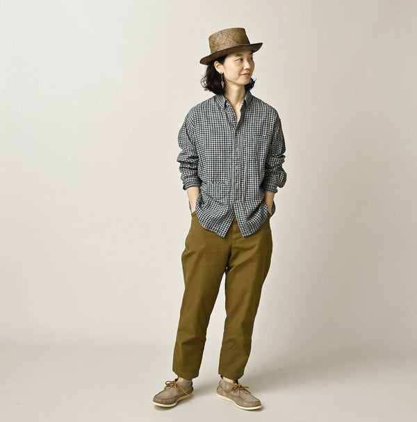 45R Indigo Doublecloth 908 Ocean Buttondown Shirt