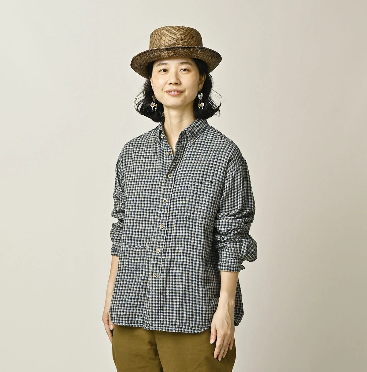 45R Indigo Doublecloth 908 Ocean Buttondown Shirt