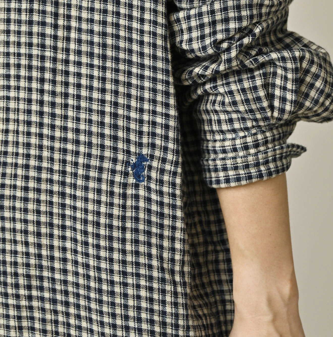 45R Indigo Doublecloth 908 Ocean Buttondown Shirt - Image 14