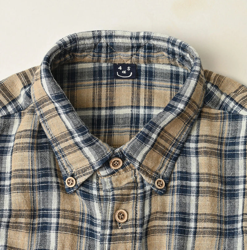 45R Indigo Doublecloth 908 Ocean Buttondown Shirt - Image 19