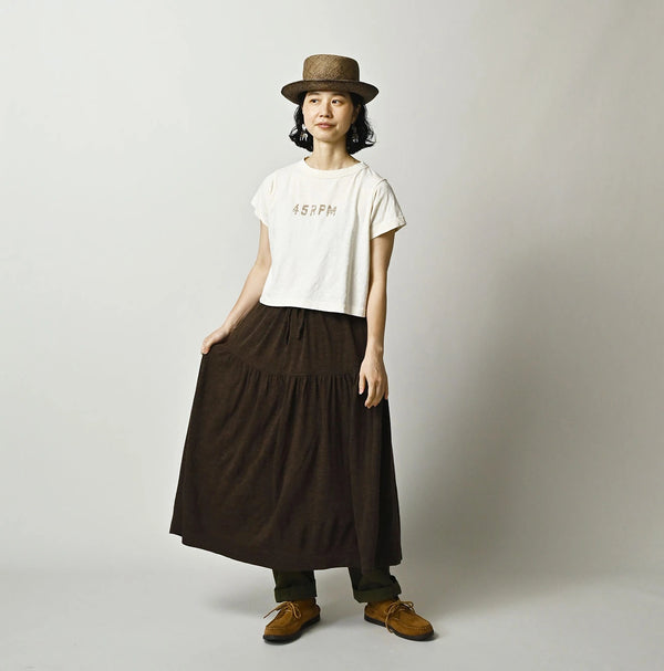 45R Camellia Gathered Skirt